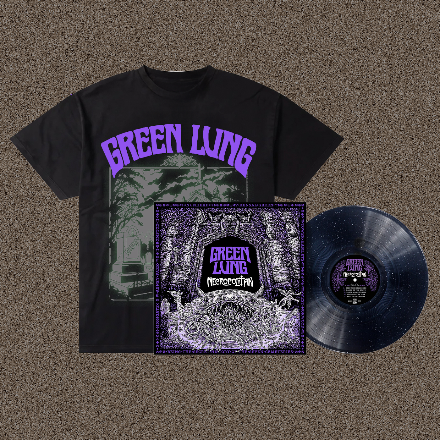 Green Lung - Necropolitan Bundle w/ Vinyl & T-Shirt