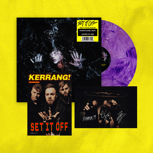 Set It Off x Kerrang! Vinyl, Zine & Signed Postcard Bundle