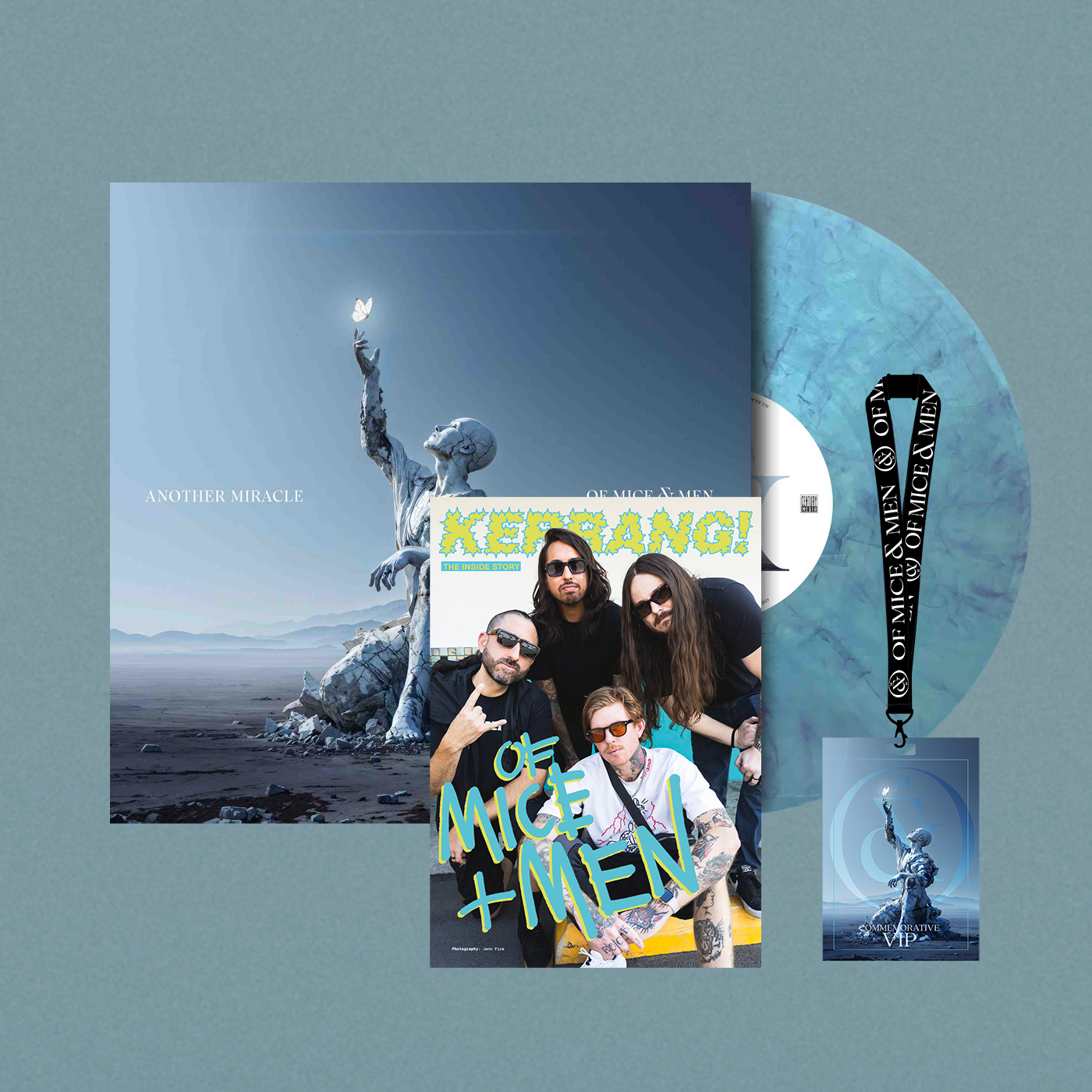 Of Mice & Men Limited-Edition Another Miracle Vinyl, Zine & VIP Laminate Bundle