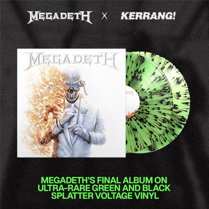 MEGADETH - Self-Titled Final Album 2LP (Ultra Rare Green & Black