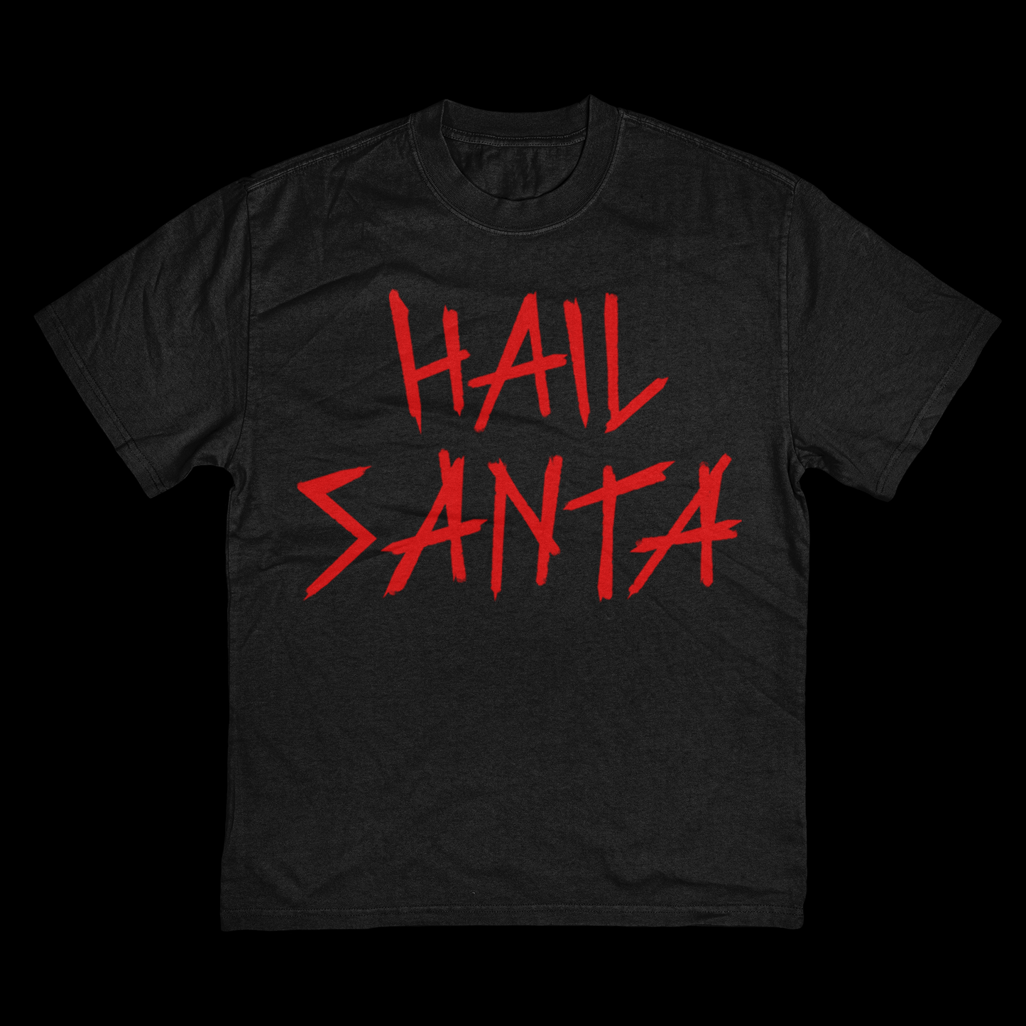 HAIL SANTA T-SHIRT (BLACK)