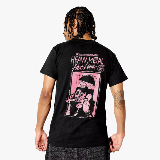 Heavy Metal Hotline T-Shirt (Black)