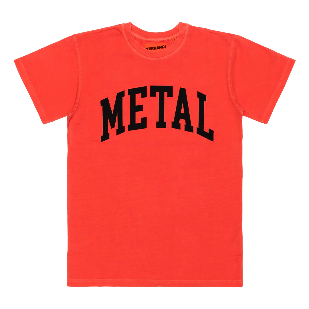 Metal T-Shirt (Acid Dye Orange)