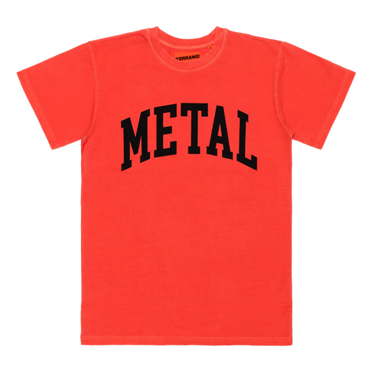 Metal T-Shirt (Acid Dye Orange)