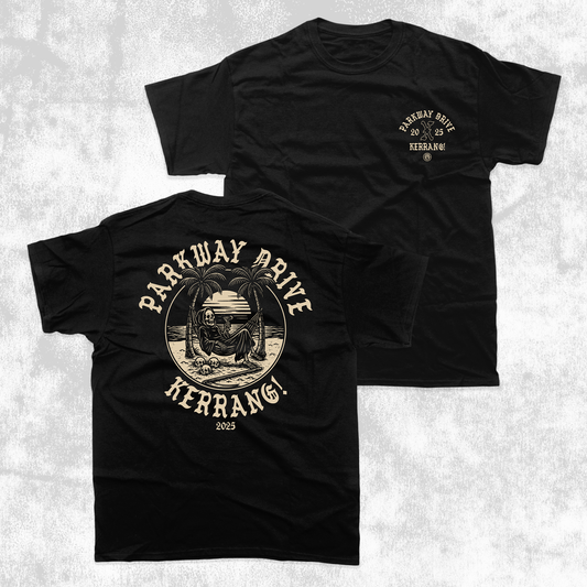 PARKWAY DRIVE x KERRANG! - BEACH T-SHIRT (BLACK)