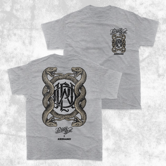 PARKWAY DRIVE x KERRANG! - SNAKE T-SHIRT (GREY)