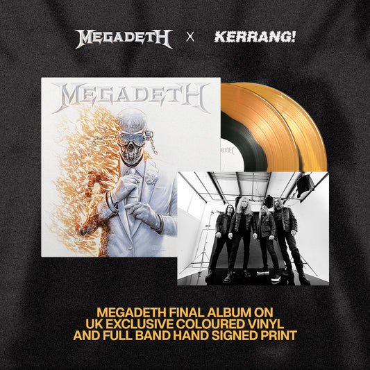MEGADETH - Self-Titled Final Album 2LP w/ Full Band Hand Signed Print
