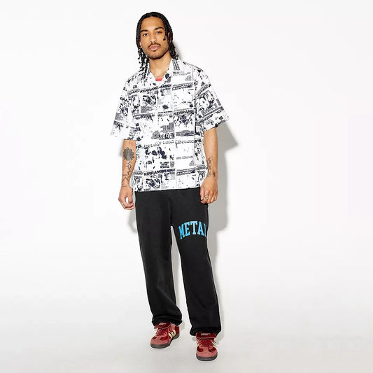 Metal Joggers (Acid Dye Black)