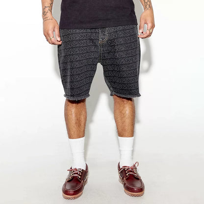 Kerrang! Denim Shorts (Black)