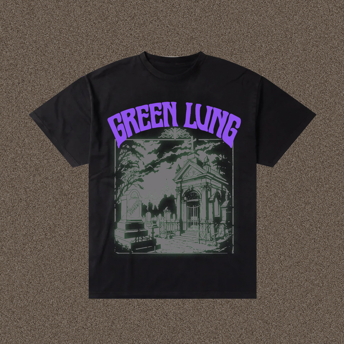 Green Lung x Kerrang! Glow-in-the-Dark T-Shirt (Black)