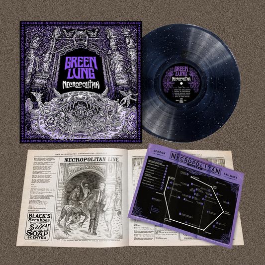 Green Lung - Necropolitan Signed LP (Midnight Sparkle/Starlight)