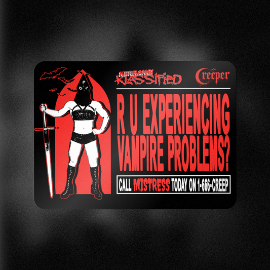Creeper x Kerrang! Exclusive Collab Bumper Sticker