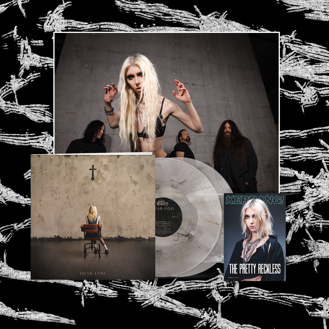 The Pretty Reckless - Dear God LP w/ Signed Poster & Zine