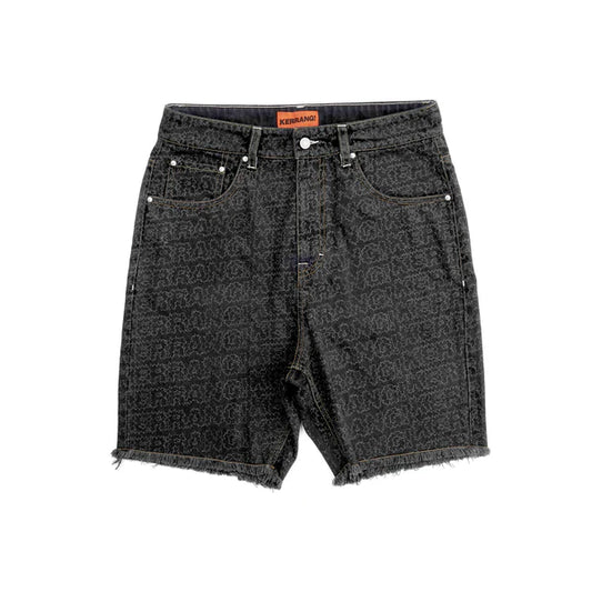 Kerrang! Denim Shorts (Black)