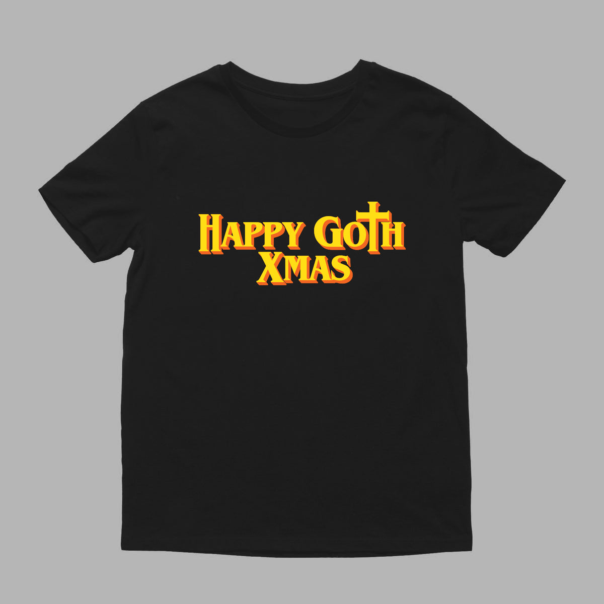 Goth Xmas Black T-Shirt