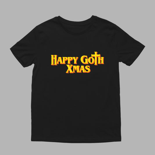 Goth Xmas Black T-Shirt