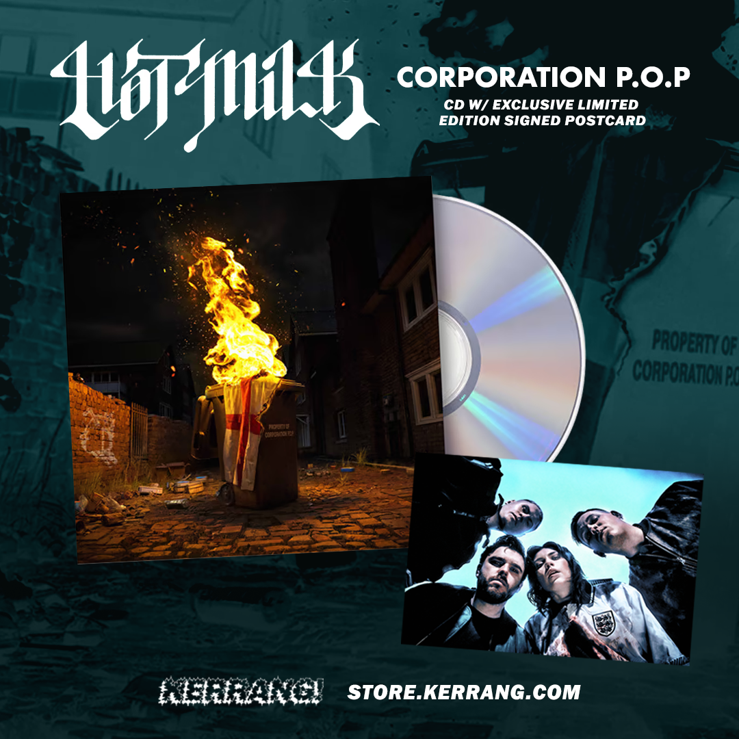 Hot Milk - Corporation P.O.P CD w/ Very Limited Edition Signed Postcard