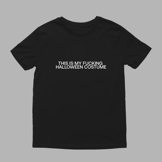 Halloween Costume Black T-Shirt