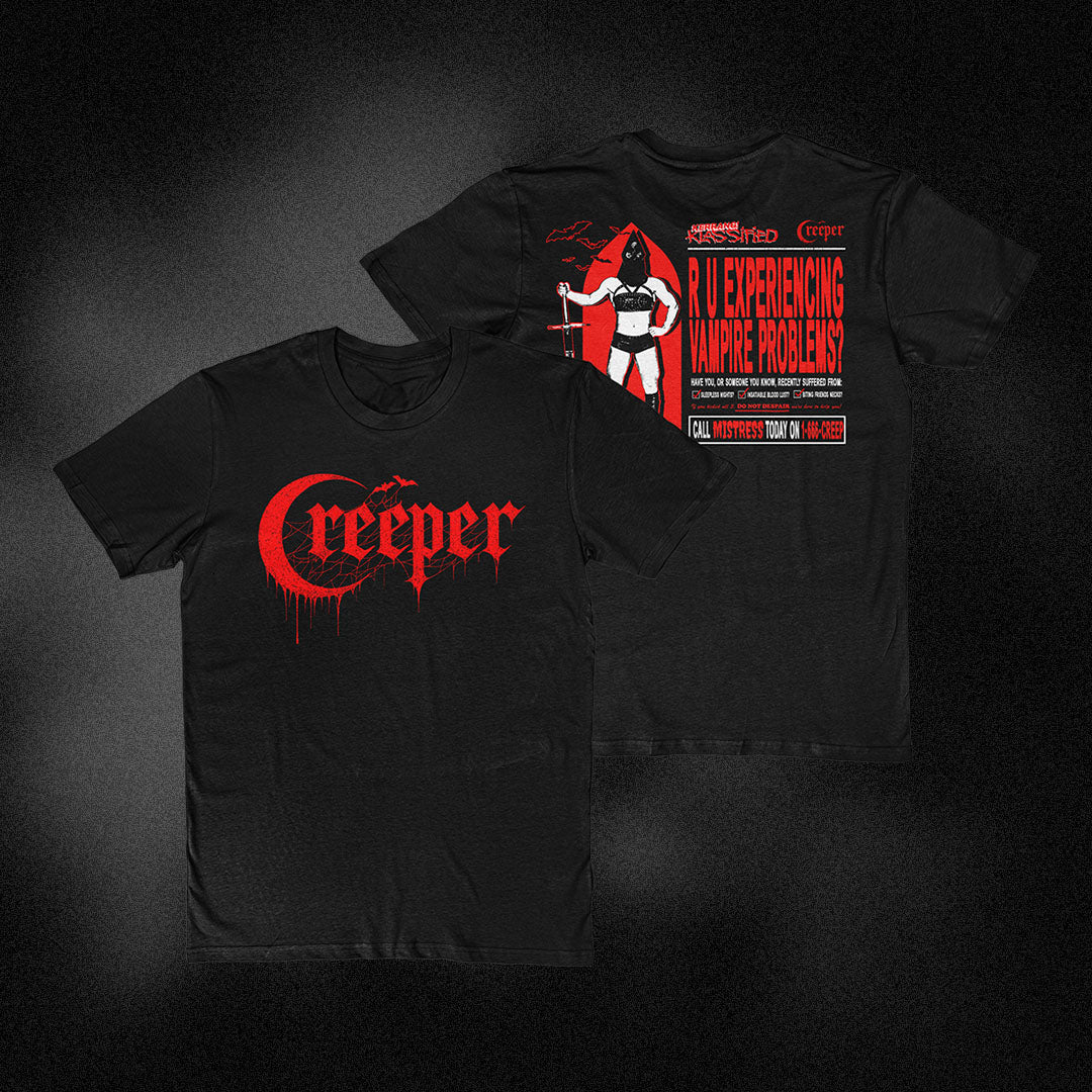 Creeper x Kerrang! Exclusive Collab T-Shirt (Black)