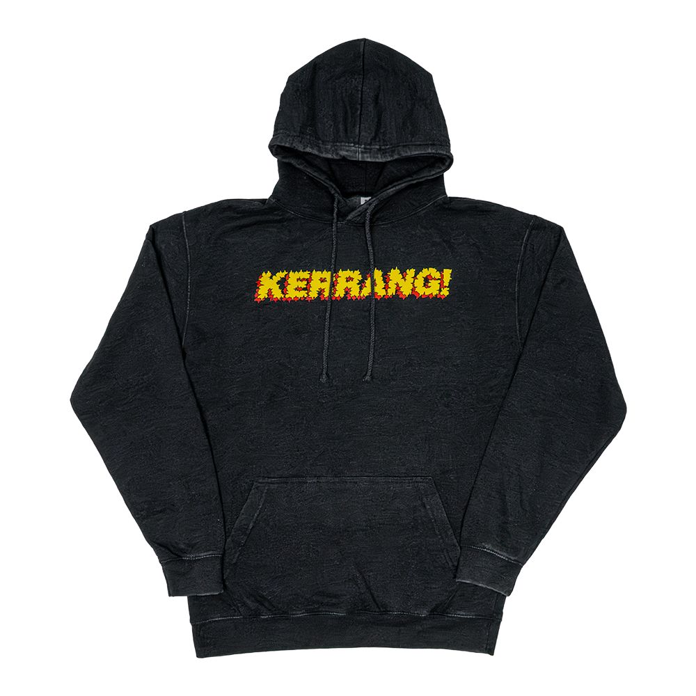 Acid Dye Kerrang! Hoodie (Black)