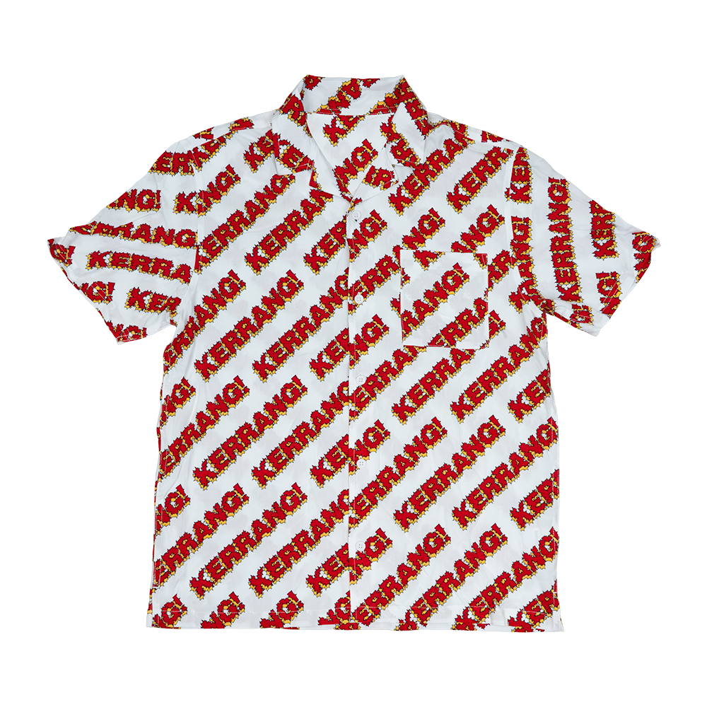 Kerrang! All-Over Print Shirt (Red)