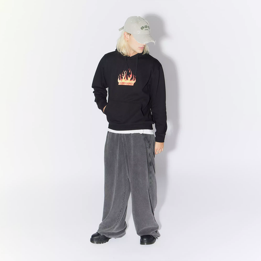 Flame Hoodie (Black)