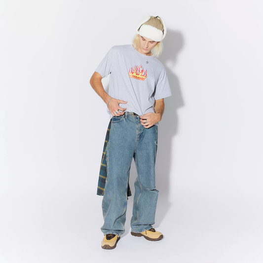 Flame T-Shirt (Grey)