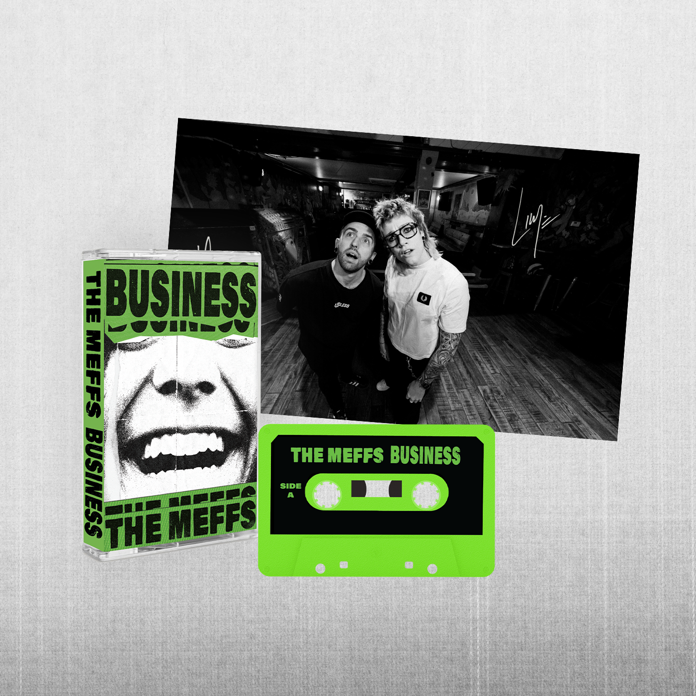 Kerrang! x The Meffs Exclusive Cassette w/ Signed Print