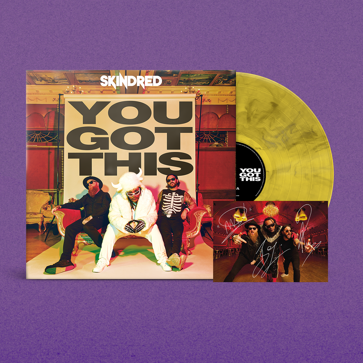 SKINDRED - You Got This (Kerrang! Exclusive Yellow Marble LP)